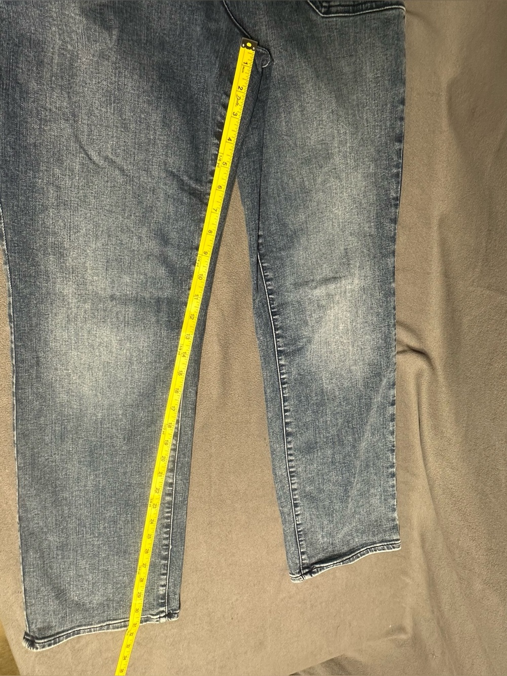 NYDJ Women's Washed Blue Skinny Jeans - Picture 6 of 9
